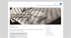 Desktop Screenshot of konveksikaosbandung.com